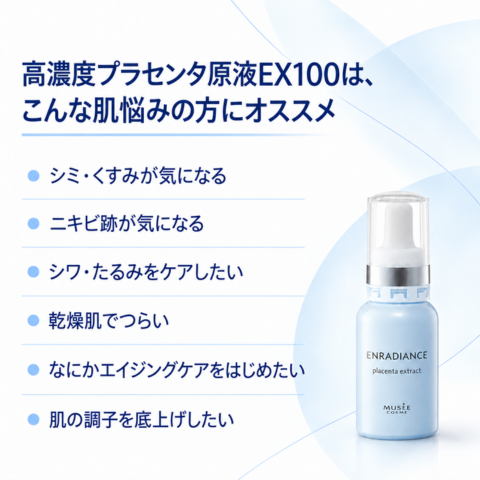 【20%OFF】エンラディアンス 高濃度プラセンタ原液EX100