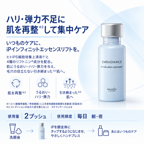 【20%OFF】エンラディアンス iPインフィニットエッセンス リフト