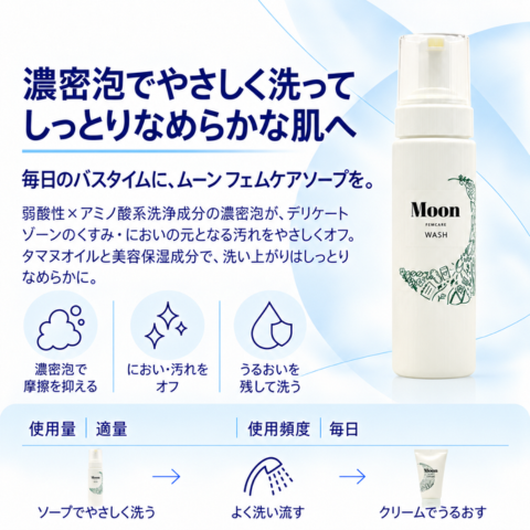 【20%OFF】ムーン フェムケアソープ